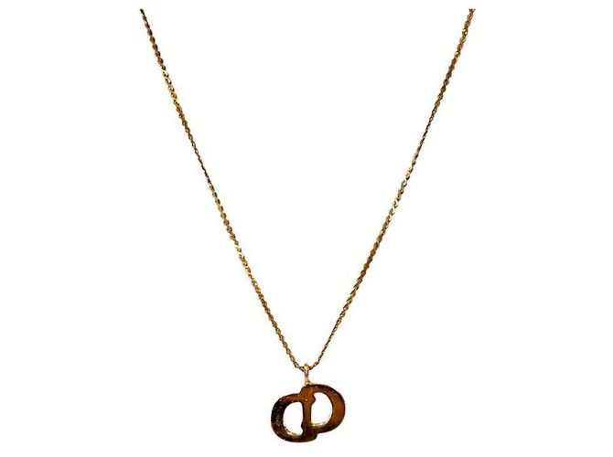 Dior Cubic CD Gold Halskette - Ansicht 2