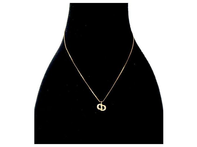 Dior Cubic CD Gold Halskette - Ansicht 5