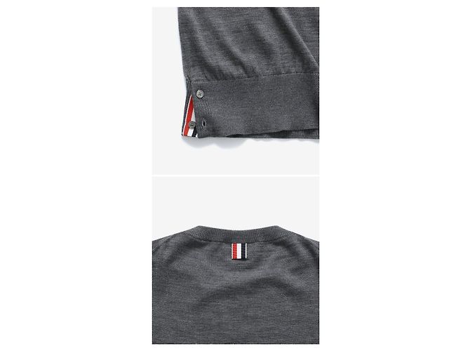 Thom Browne Strickpullover aus Merinowolle mit Bar-Streifen für Herren Braun - Ansicht 9