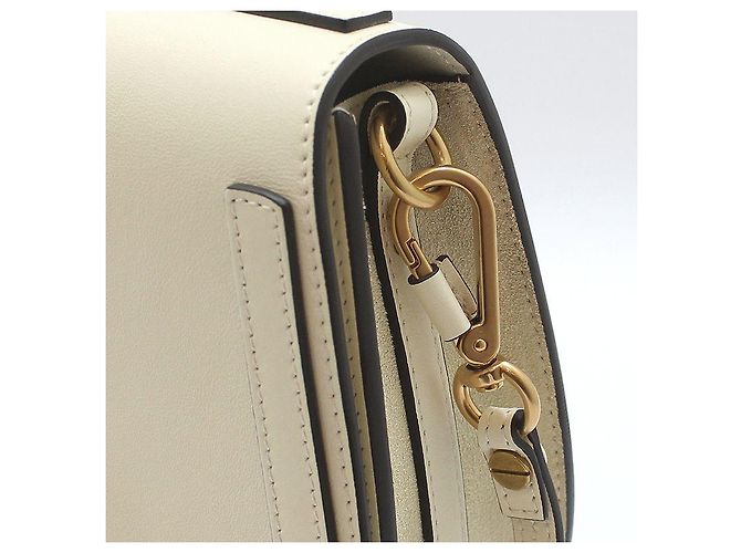 Chloé Borsa a tracolla e crossbody Nile Medium Bracelet Bianco - vista 12