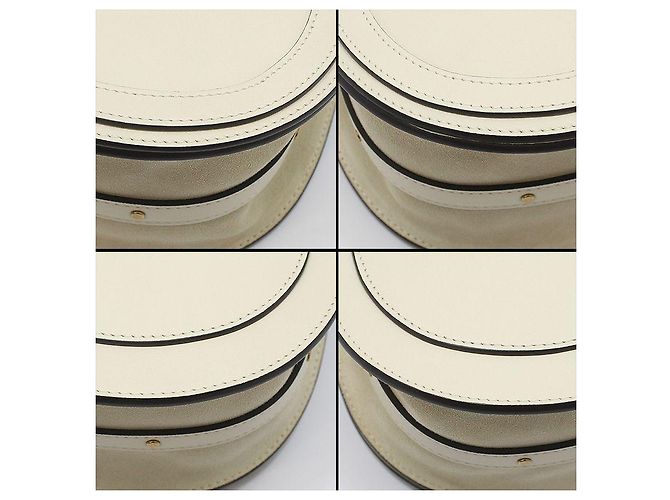 Chloé Borsa a tracolla e crossbody Nile Medium Bracelet Bianco - vista 14