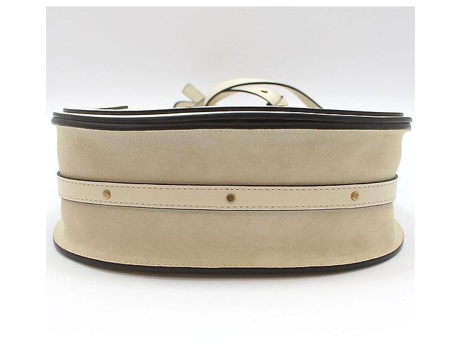Chloé Borsa a tracolla e crossbody Nile Medium Bracelet Bianco - vista 6