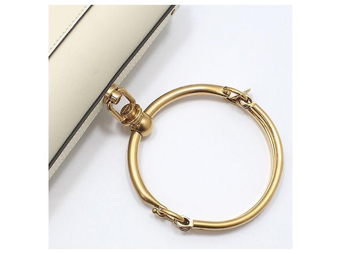 Chloé Borsa a tracolla e crossbody Nile Medium Bracelet Bianco - vista 8