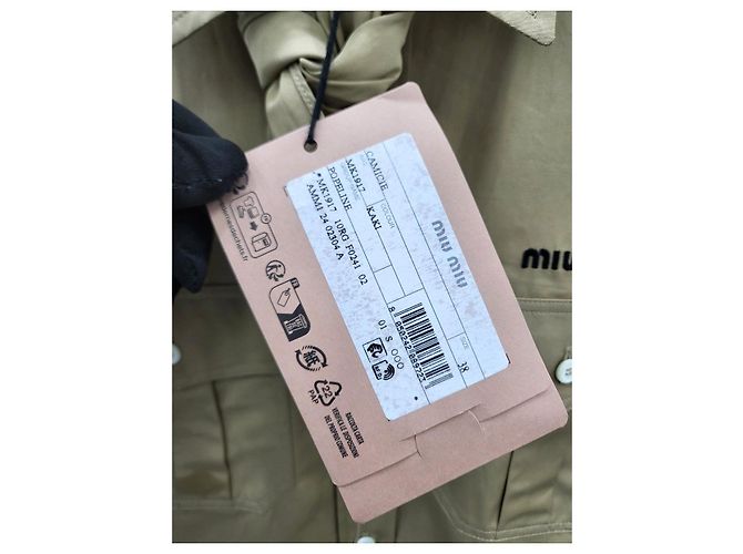 Miu Miu Popeline-Hemd mit Schalprint Orange - Ansicht 2