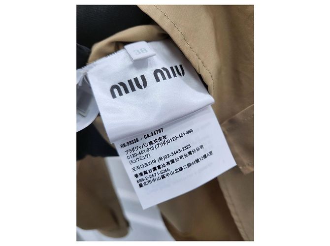 Miu Miu Popeline-Hemd mit Schalprint Orange - Ansicht 3