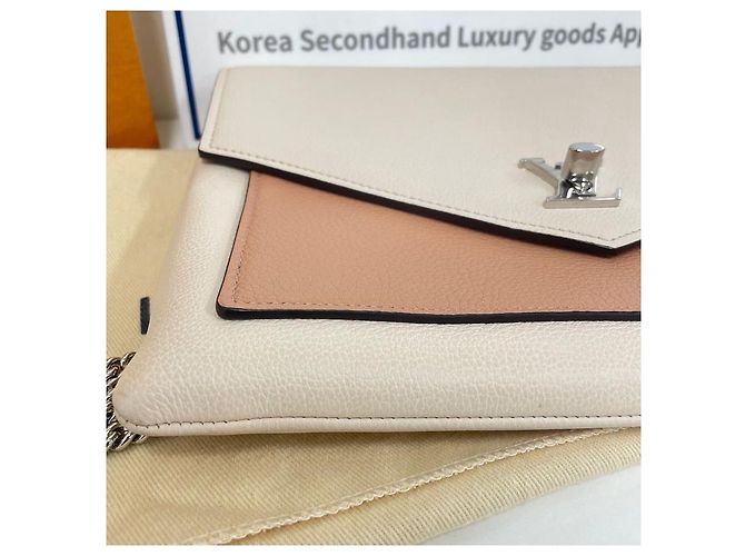 Louis Vuitton Clutch con catena Mylockme Marrone - vista 8