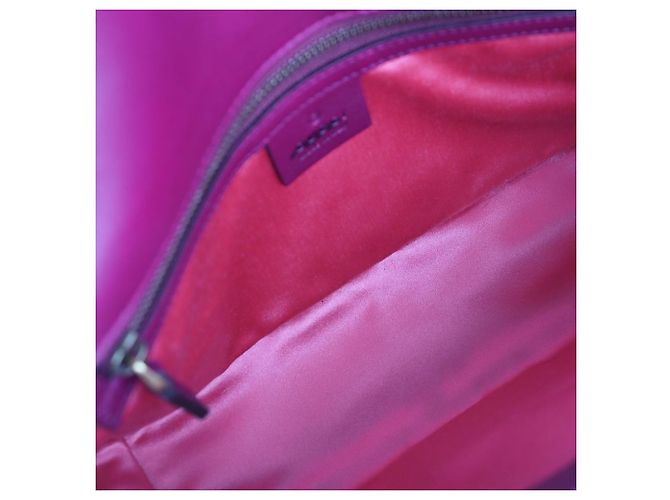 Gucci Borsa a tracolla GG Marmont in velluto trapuntato Medium Rosa - vista 7