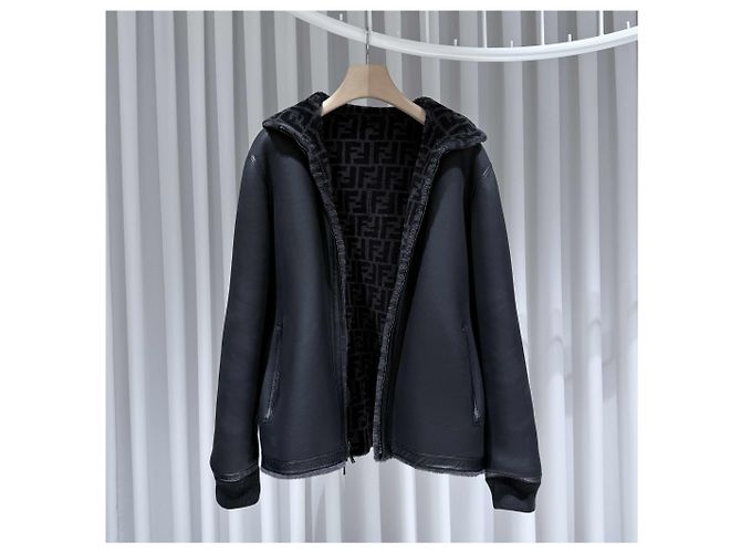Fendi Reversible Shearling Leather Mustang Multiple colors - view 5