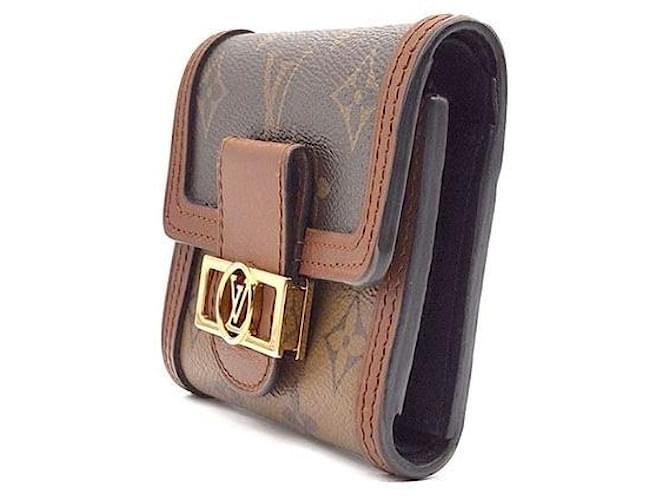 Louis Vuitton Cartera Compacta Monogram Dolphin Castaño - vista 2
