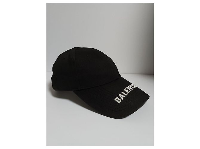 Balenciaga Boné de baseball com logotipo bordado Prata - vista 3