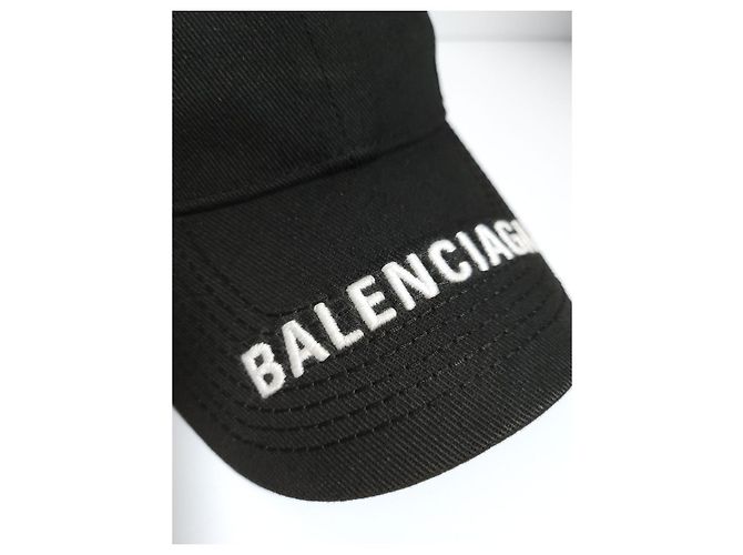 Balenciaga Boné de baseball com logotipo bordado Prata - vista 4