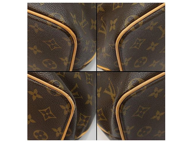 Louis Vuitton Borsa a Spalla Palermo PM in Monogram Canvas Marrone - vista 12