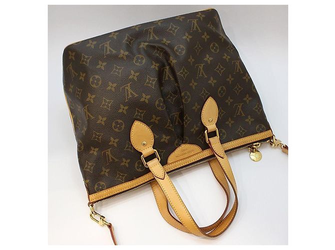 Louis Vuitton Borsa a Spalla Palermo PM in Monogram Canvas Marrone - vista 3