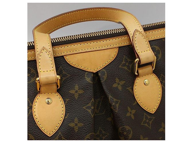 Louis Vuitton Borsa a Spalla Palermo PM in Monogram Canvas Marrone - vista 8