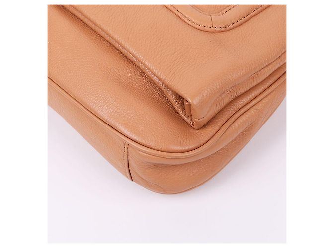 Tory Burch Borsa a tracolla Beige con logo e patta Marrone - vista 10