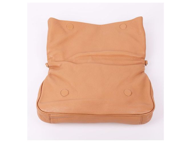 Tory Burch Borsa a tracolla Beige con logo e patta Marrone - vista 11