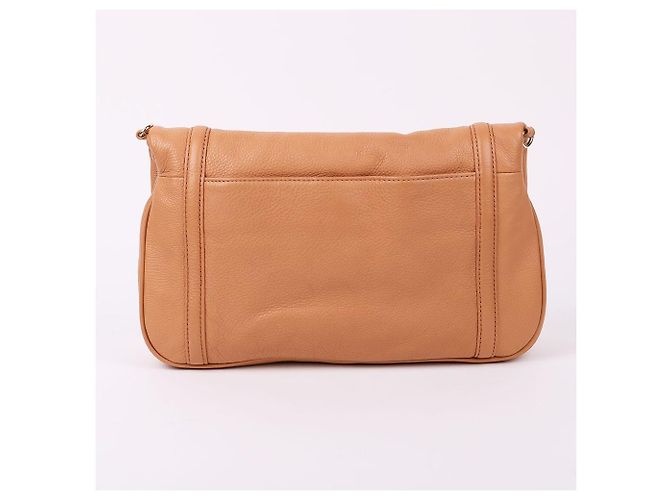 Tory Burch Borsa a tracolla Beige con logo e patta Marrone - vista 5
