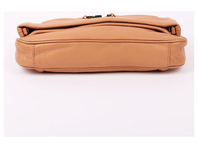 Tory Burch Borsa a tracolla Beige con logo e patta Marrone - vista 8