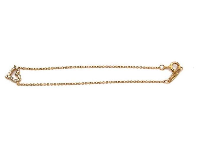 Tiffany & Co Bracciale Heart Tag con Diamanti D'oro - vista 2