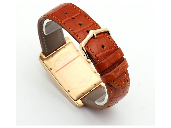 Cartier Orologio Tank American Watch Large da uomo Automatico Marrone - vista 14