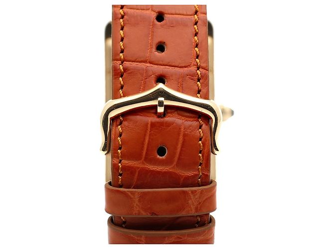 Cartier Orologio Tank American Watch Large da uomo Automatico Marrone - vista 8