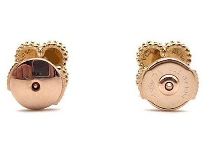 Van Cleef & Arpels Sweet Alhambra Ohrringe Gelb - Ansicht 3