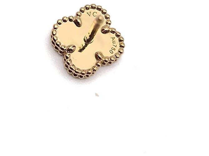 Van Cleef & Arpels Sweet Alhambra Ohrringe Gelb - Ansicht 4