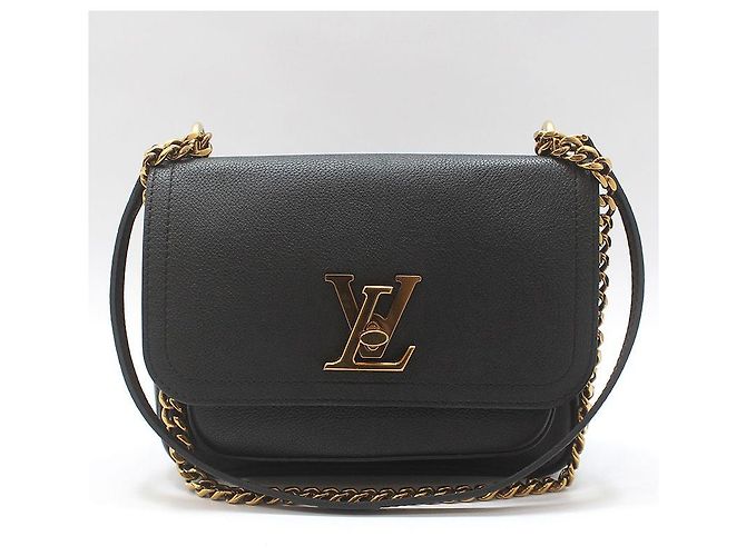 Louis Vuitton Borsa a tracolla Rockme Chain PM in pelle nera Nero - vista 3