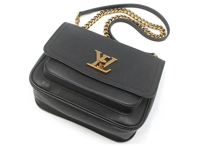 Louis Vuitton Borsa a tracolla Rockme Chain PM in pelle nera Nero - vista 4
