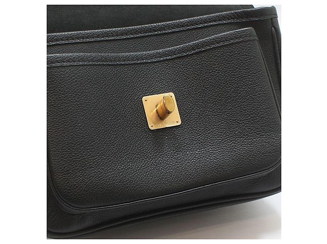 Louis Vuitton Borsa a tracolla Rockme Chain PM in pelle nera Nero - vista 9