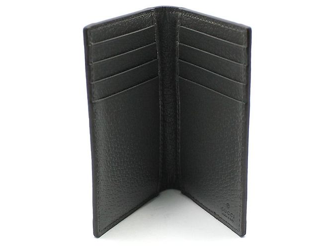 Gucci Ophidia Silver GG Grey Supreme Card Wallet Brown - view 6