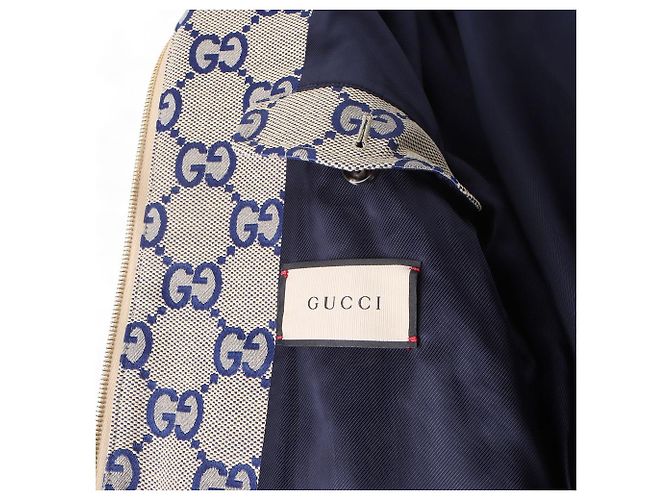 Gucci GG Jumbo Canvas Baumwoll-Zip-Up-Jacke Größe Mehrfarben - Ansicht 5
