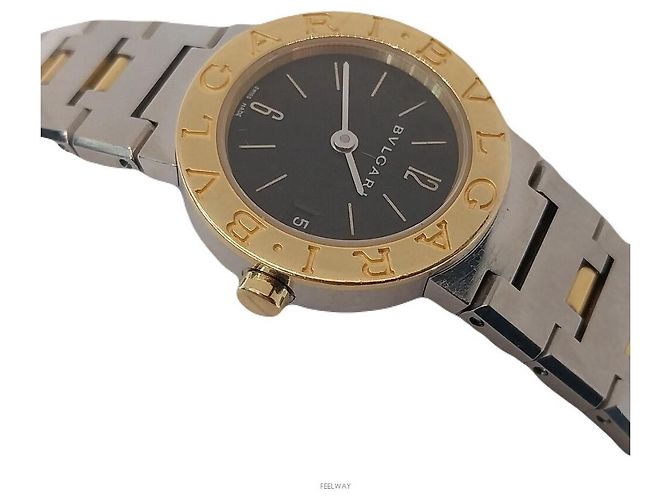Bulgari Combi Date Quartz Damenuhr Schwarz - Ansicht 6