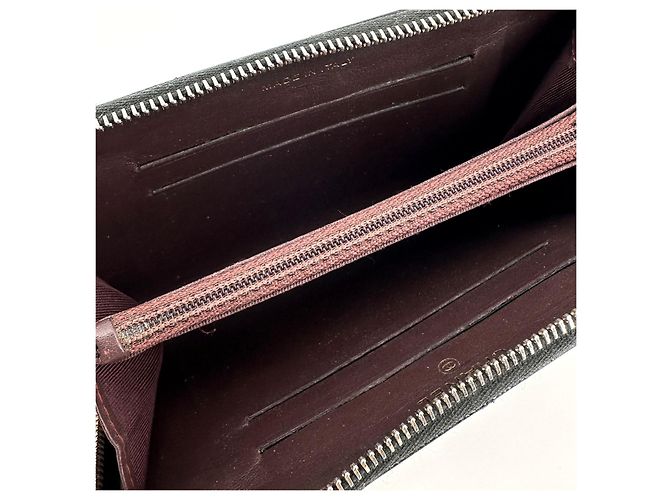 Chanel Portafoglio Medium Caviar Gold con Cerniera Nero - vista 6