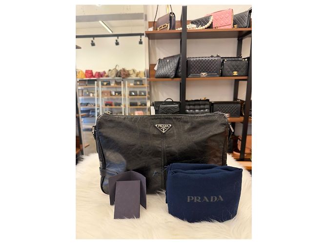 Prada Vintage Leather Shoulder Bag Multiple colors - view 4