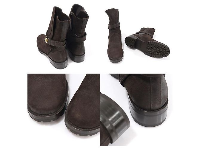Loro Piana Botines de nubuck marrón para mujer Castaño - vista 5