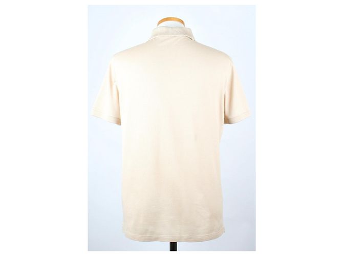 Louis Vuitton Klassisches Baumwoll-Poloshirt Beige Braun - Ansicht 2