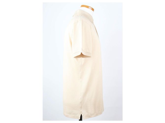 Louis Vuitton Klassisches Baumwoll-Poloshirt Beige Braun - Ansicht 4