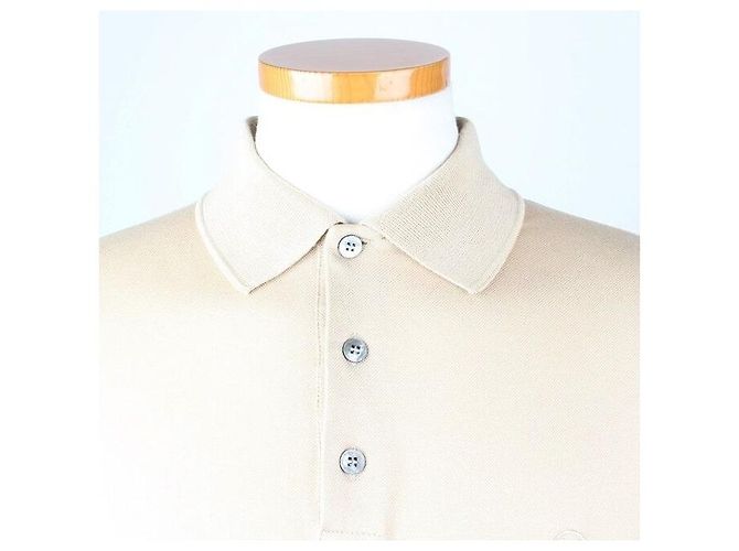 Louis Vuitton Klassisches Baumwoll-Poloshirt Beige Braun - Ansicht 5