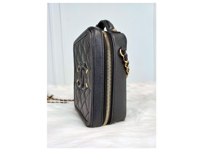 Chanel Beauty Case Vertical Series Nero - vista 6