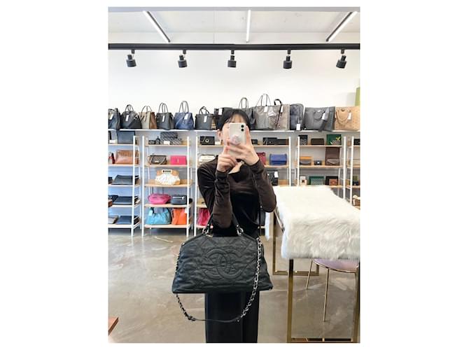 Chanel Tote e borsa a tracolla COCO Logo Quilted Edition Multicolore - vista 22