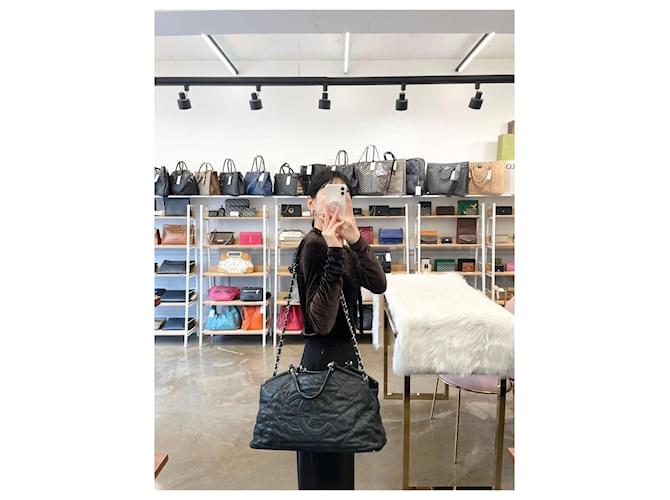 Chanel Tote e borsa a tracolla COCO Logo Quilted Edition Multicolore - vista 7