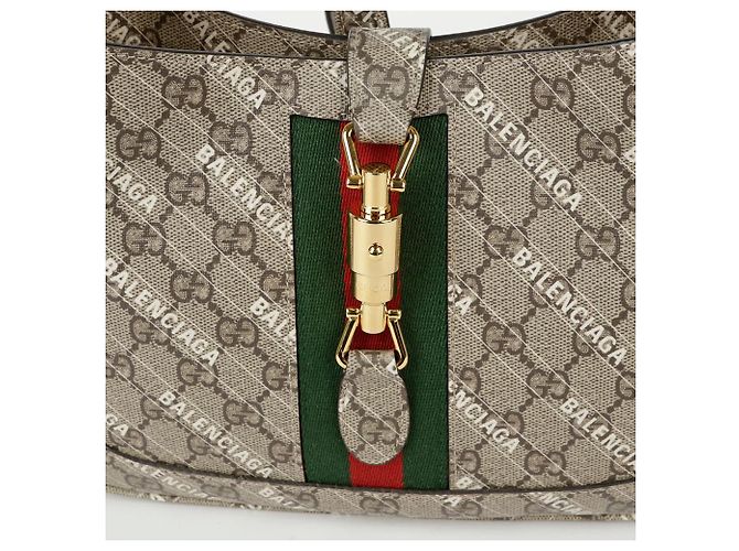 Gucci Piccola borsa hobo a tracolla Hack Project Jackie D'oro - vista 3