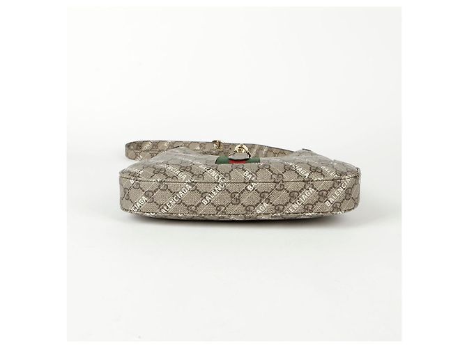Gucci Piccola borsa hobo a tracolla Hack Project Jackie D'oro - vista 6