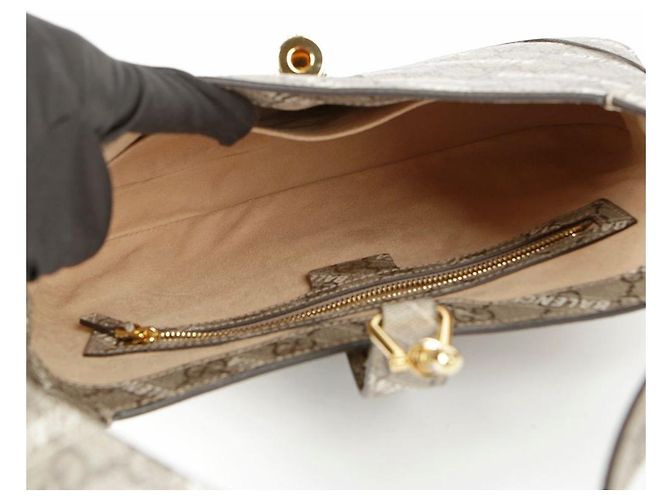 Gucci Piccola borsa hobo a tracolla Hack Project Jackie D'oro - vista 8