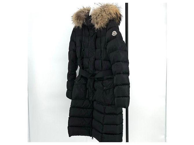 Moncler Chloe Damen Lang Daunenjacke Schwarz - Ansicht 2