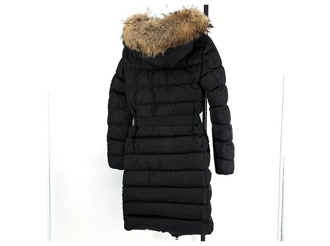 Moncler Chloe Damen Lang Daunenjacke Schwarz - Ansicht 3