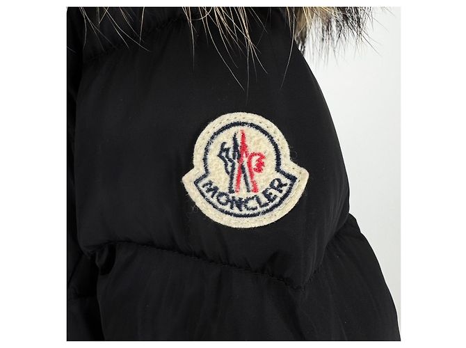 Moncler Chloe Damen Lang Daunenjacke Schwarz - Ansicht 5