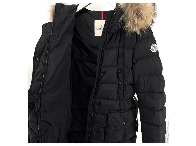 Moncler Chloe Damen Lang Daunenjacke Schwarz - Ansicht 6