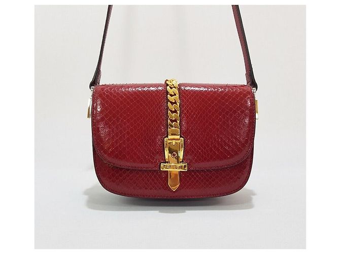 Gucci Borsa a tracolla mini Silvie in pitone - vista 2